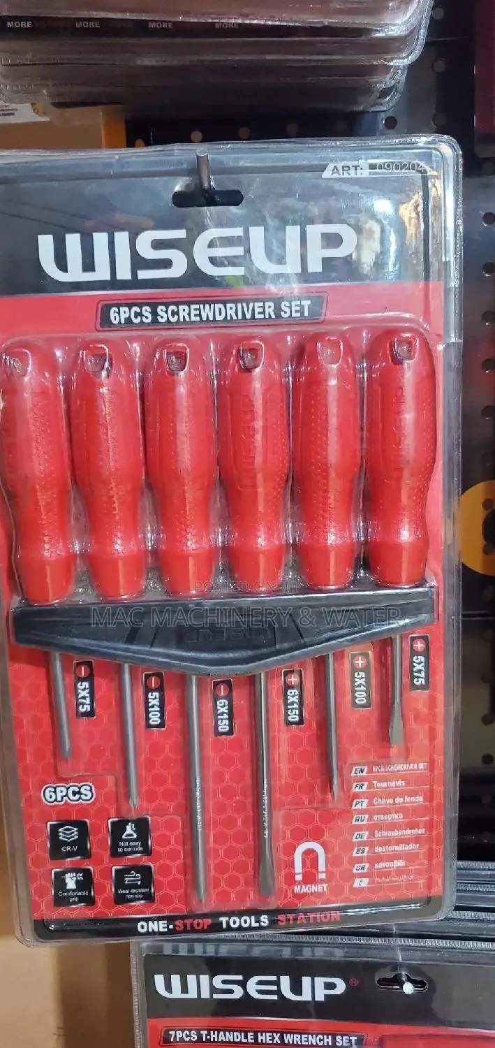 Magnetic Screw Driver Set 6pieces