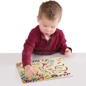 Kids Alphabet Wooden Maze Puzzle Game