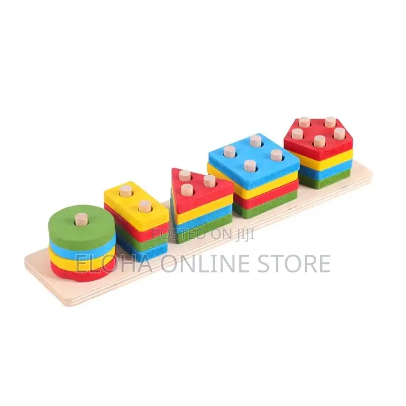 Toddler Puzzle Stacking Blocks