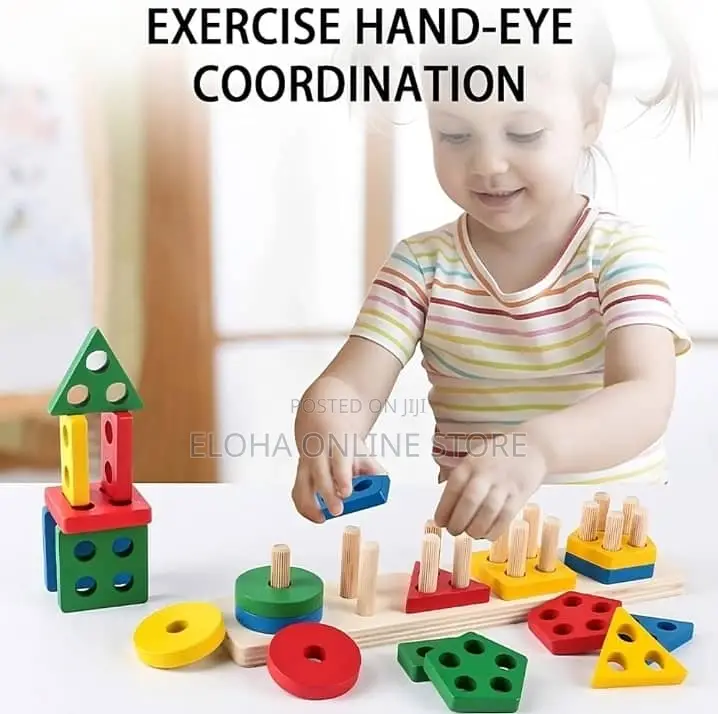 Toddler Puzzle Stacking Blocks