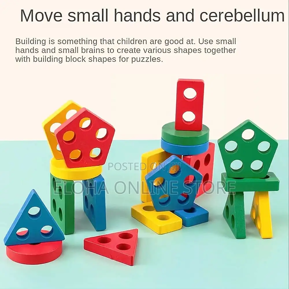 Toddler Puzzle Stacking Blocks
