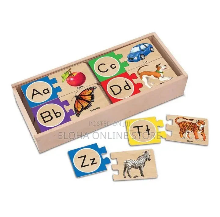 Wooden English Alphabet Kids Puzzle