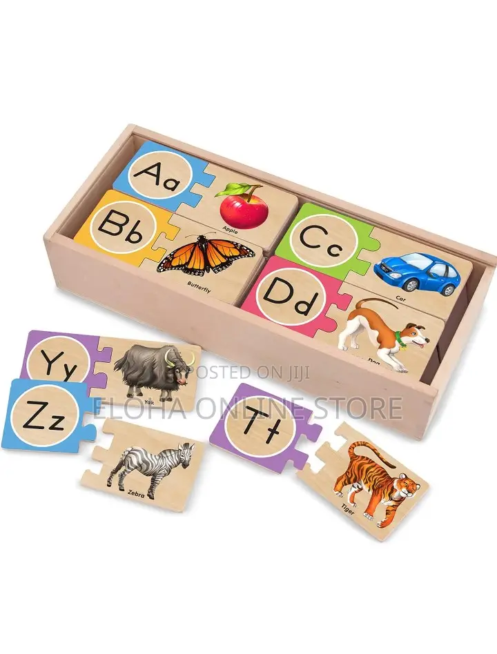 Wooden English Alphabet Kids Puzzle