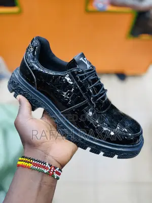 Original Louis Vuitton Shinny Big Sole Shinny Mirror Shoes