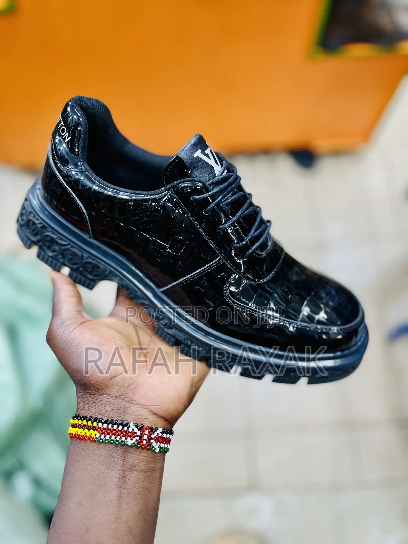 Original Louis Vuitton Shinny Big Sole Shinny Mirror Shoes