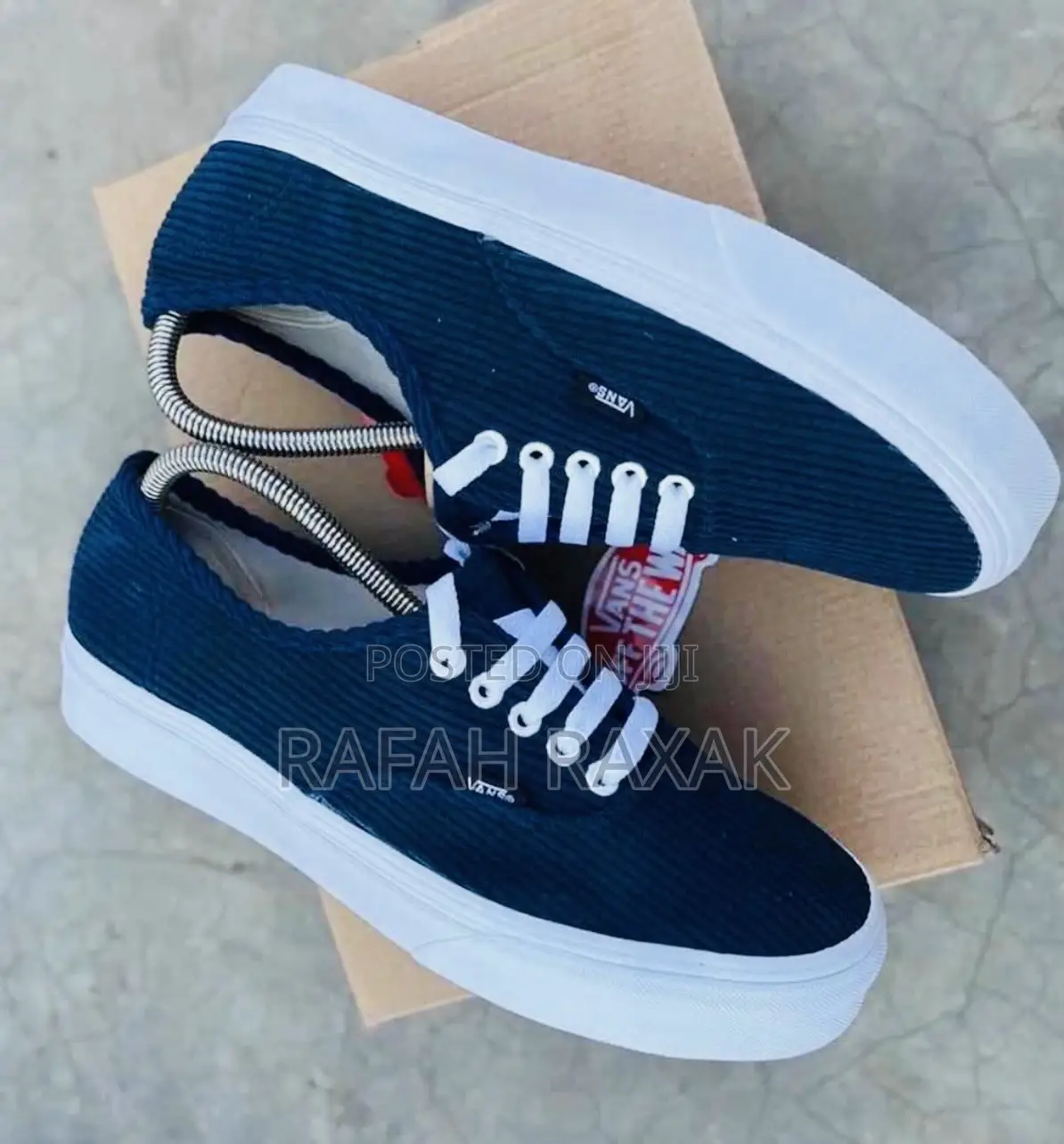 Original Blue Velvet Vans Off the Wall