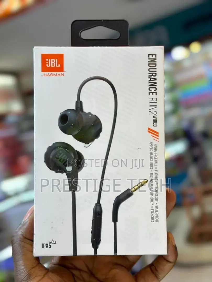 JBL Endurance Run 2 Wired Sport Headphones (Sweat Proof)