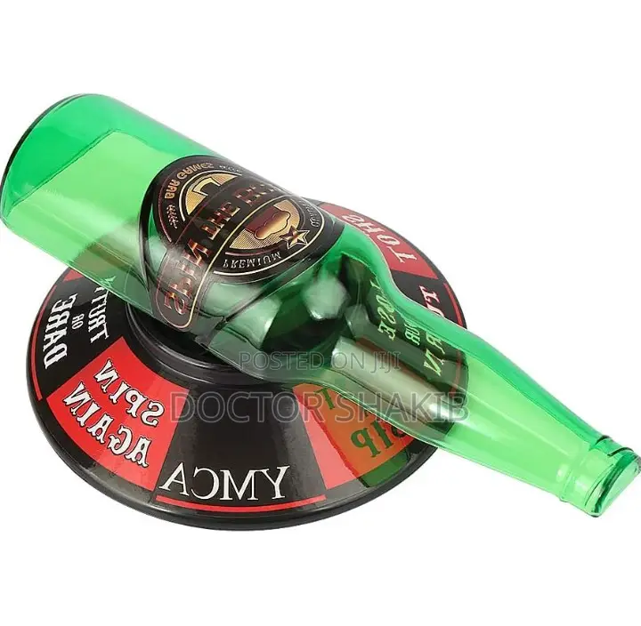 New Modern Spin the Bottle Drinking Game Set