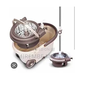 360 Detachable Bucket Set With Wheels Spin Header Mopper.