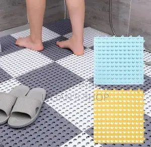 6pcs Interlocking Non Slip Bathroom Floor Tiles Mat
