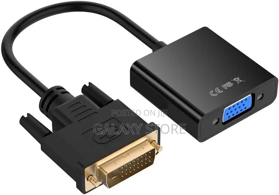 DVI 24+1 Male to VGA Female Adapter