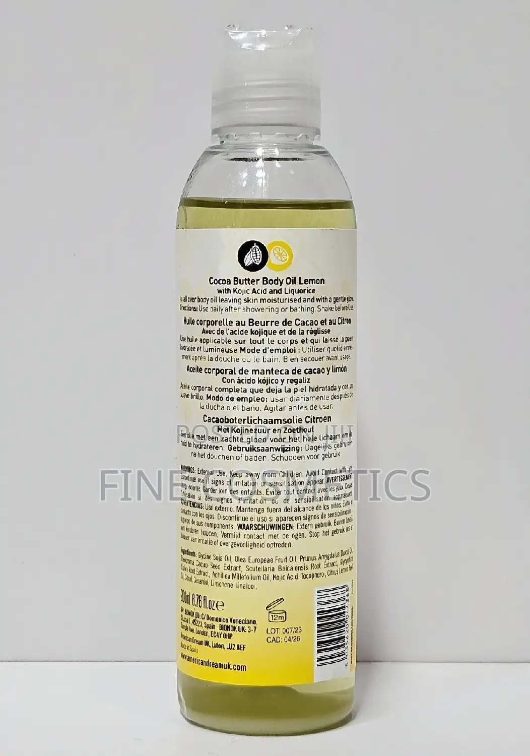 AMERICAN DREAM COCOA BUTTER, Kojic Acid Brightening Body Oil