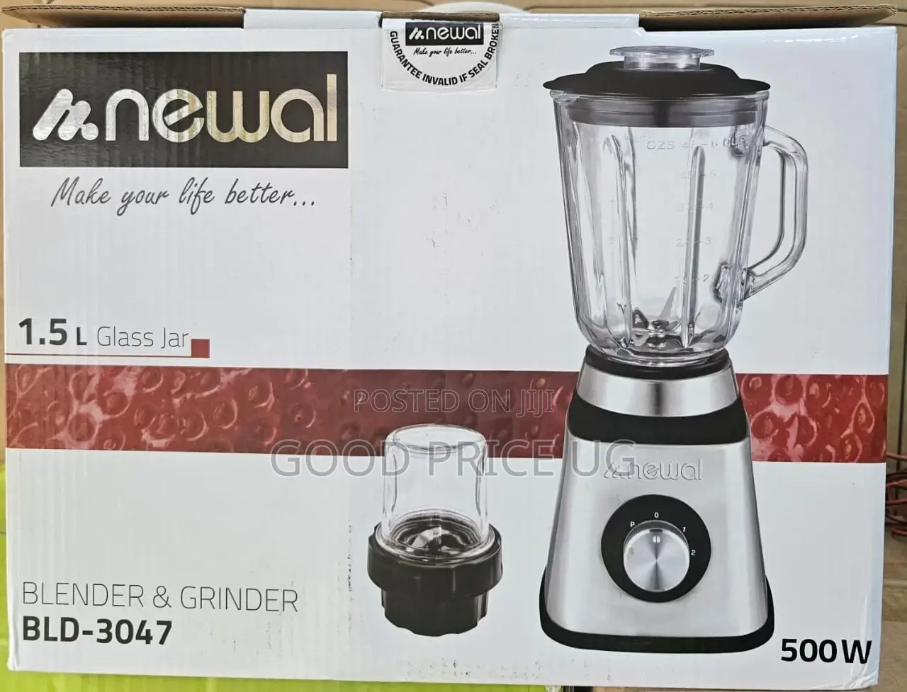 Newal 2 in 1 Glass Blender