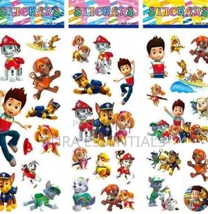 Paw Patrol 3D Cartoon Stickers