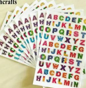 1 Sheet a-Z English Alphabet Stickers