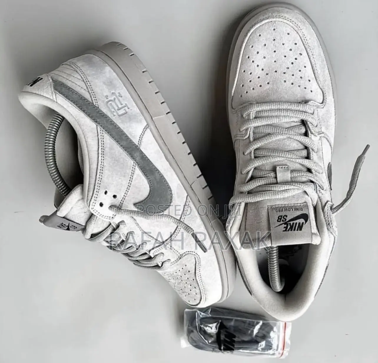 Original Grey Nike SB Dunk Low Pro Suede Sneaker