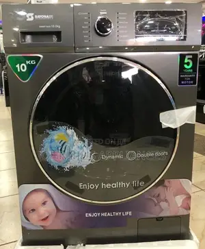 Sayona Heavy Duty Washing Machine 10kg Front Loader
