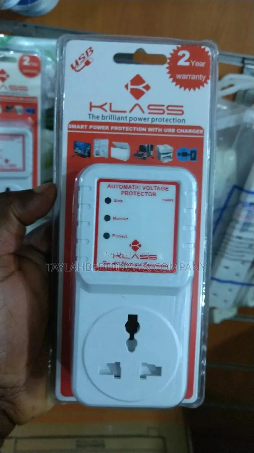 Klass Fridge Guard, Power Surge Protector (2 Years Warranty
