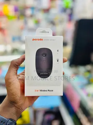 Porodo 2 in 1 Wireless Bluetooth Mouse 2.4 GHZ V5.0