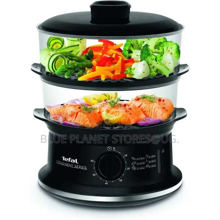 TEFAL 6.0l/2 Tiers Electric Food Steamer \\ 900W \\ VC140165