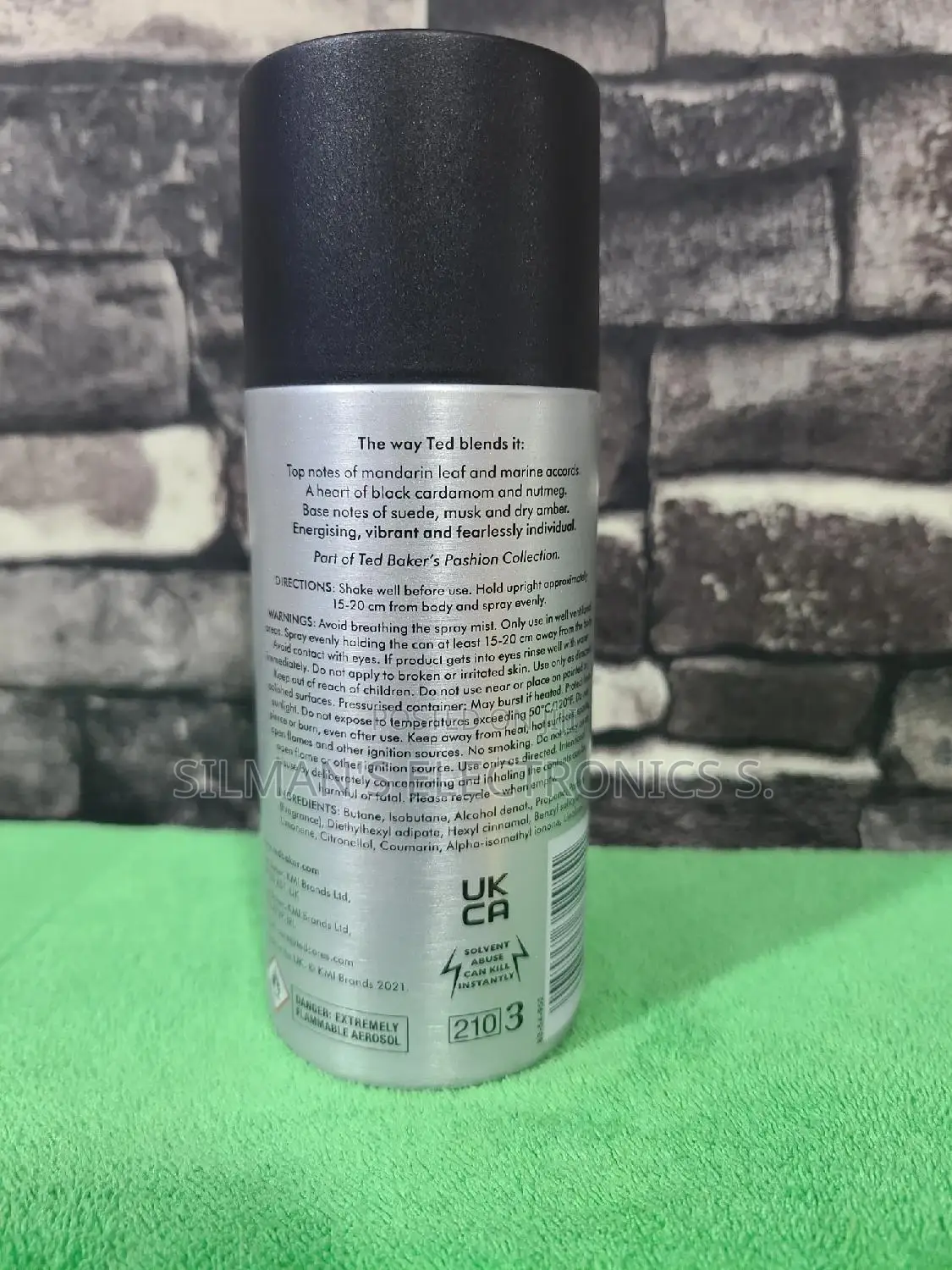 Original Ted Baker London Sterling Blue Body Spray