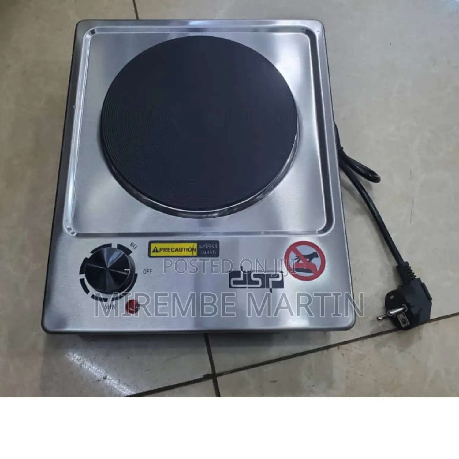 DSP Stainless Steel Single Hot Plate .