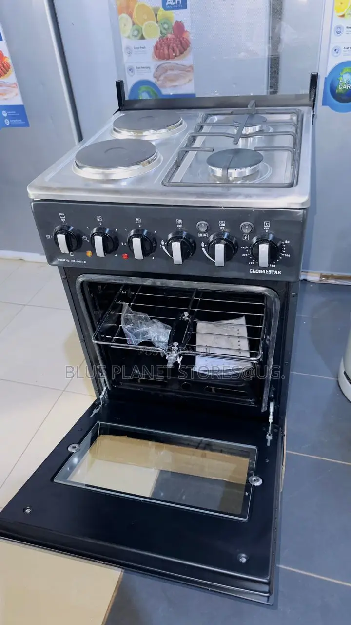 GLOBALSTAR 2 + 2 Automatic Cookers \\ 50cm × 50cm \\ Black