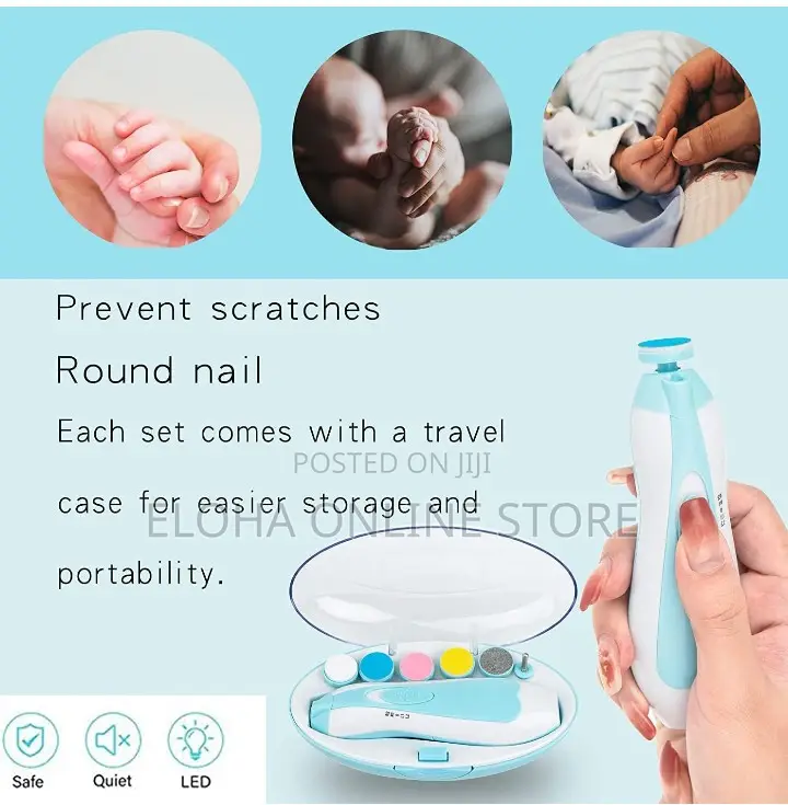 6-in-1 Electric Baby Nail Trimmer Kit