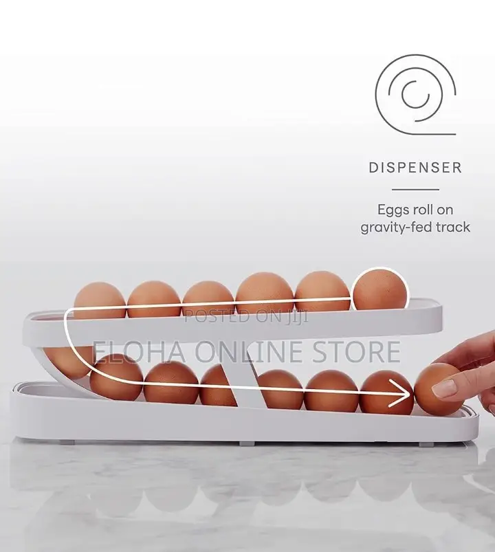 Automatic Rolling Egg Container,