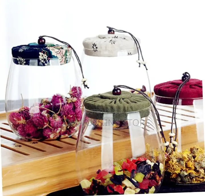 Transparent Storage Containersfood Glass Jar With Lid