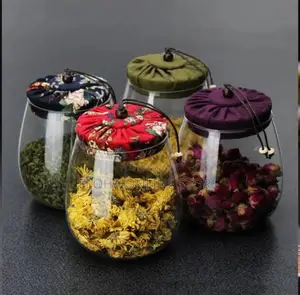 Transparent Storage Containersfood Glass Jar With Lid