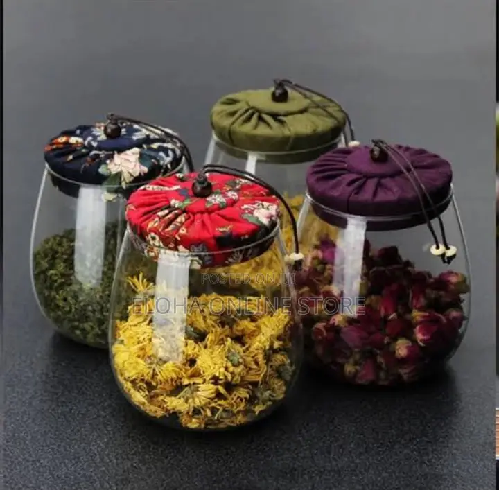 Transparent Storage Containersfood Glass Jar With Lid