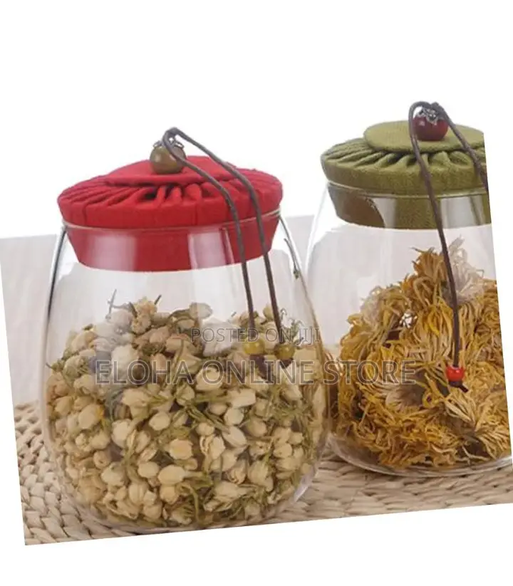 Transparent Storage Containersfood Glass Jar With Lid