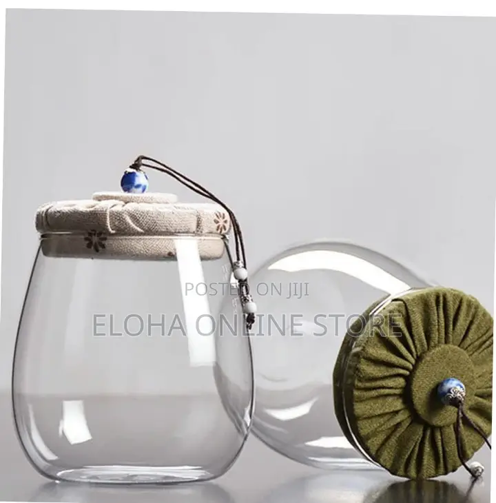 Transparent Storage Containersfood Glass Jar With Lid