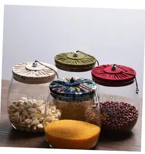 Transparent Storage Containersfood Glass Jar With Lid