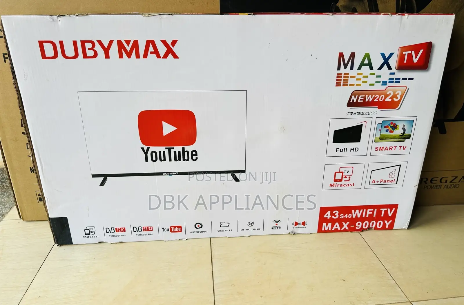 Dubymax 43inch Smart TVS Beyi Powa