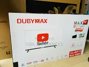 New Dubymax 43inch Smart Wifi TVS Beyi Powa