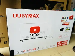 New Dubymax 43inch Smart Wifi TVS Beyi Powa