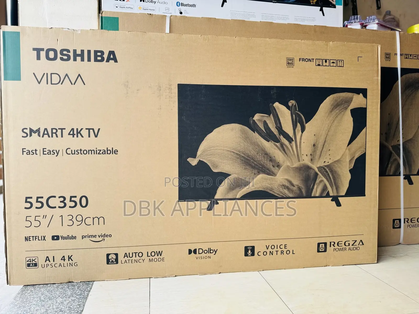 Toshiba 55inch Smart Real Uhd Vidaa TVS