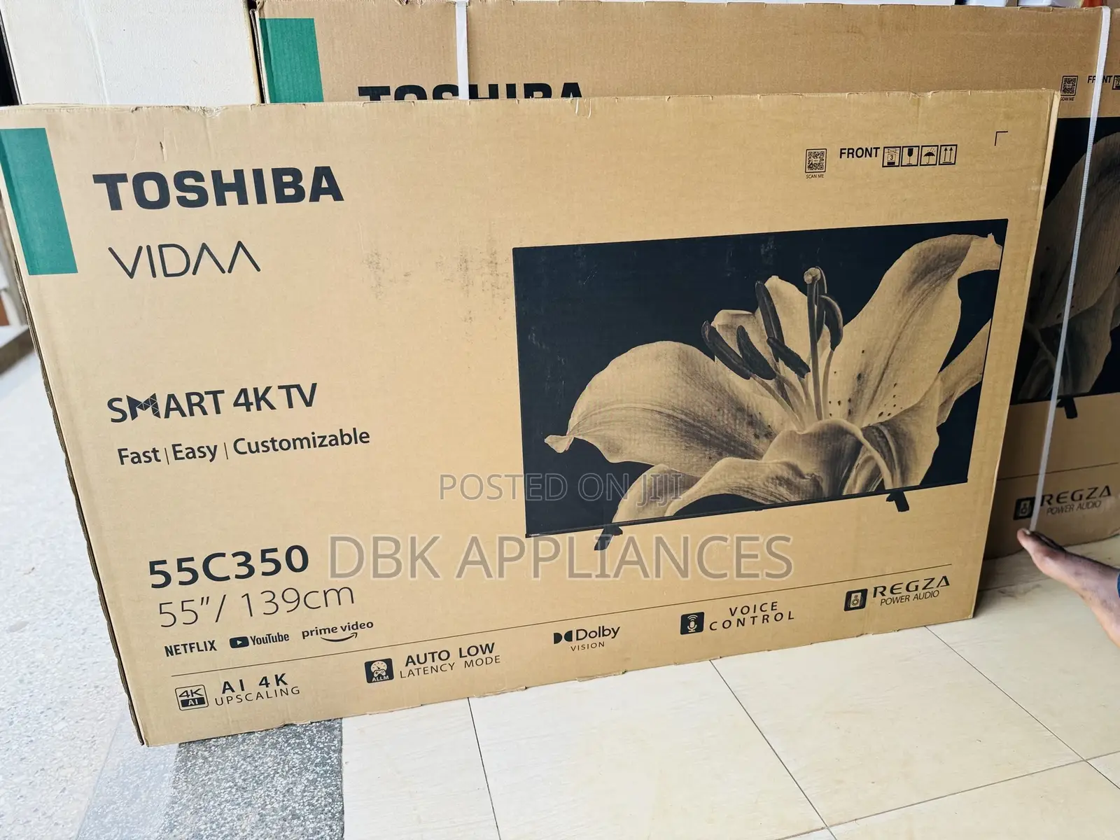 New Toshiba 55inch Smart TVS Authentic 2yr Warranty
