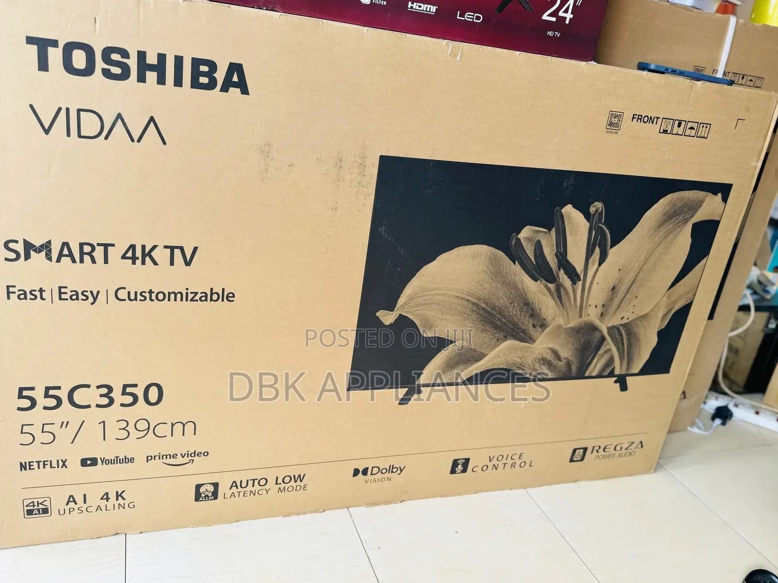 Toshiba 55inch Smart TVS Original 2yr Warranty Available