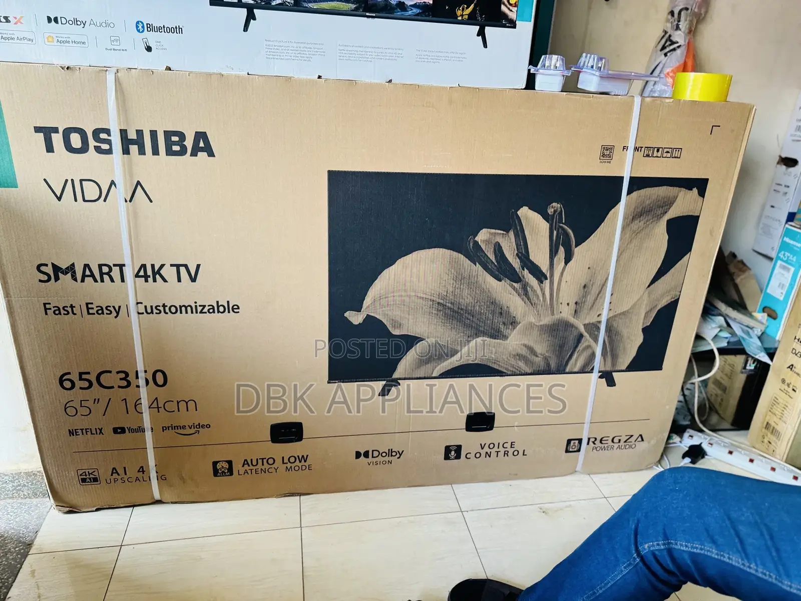 Toshiba 65inch Smart Uhd Vidaa TVS Beyi Powa