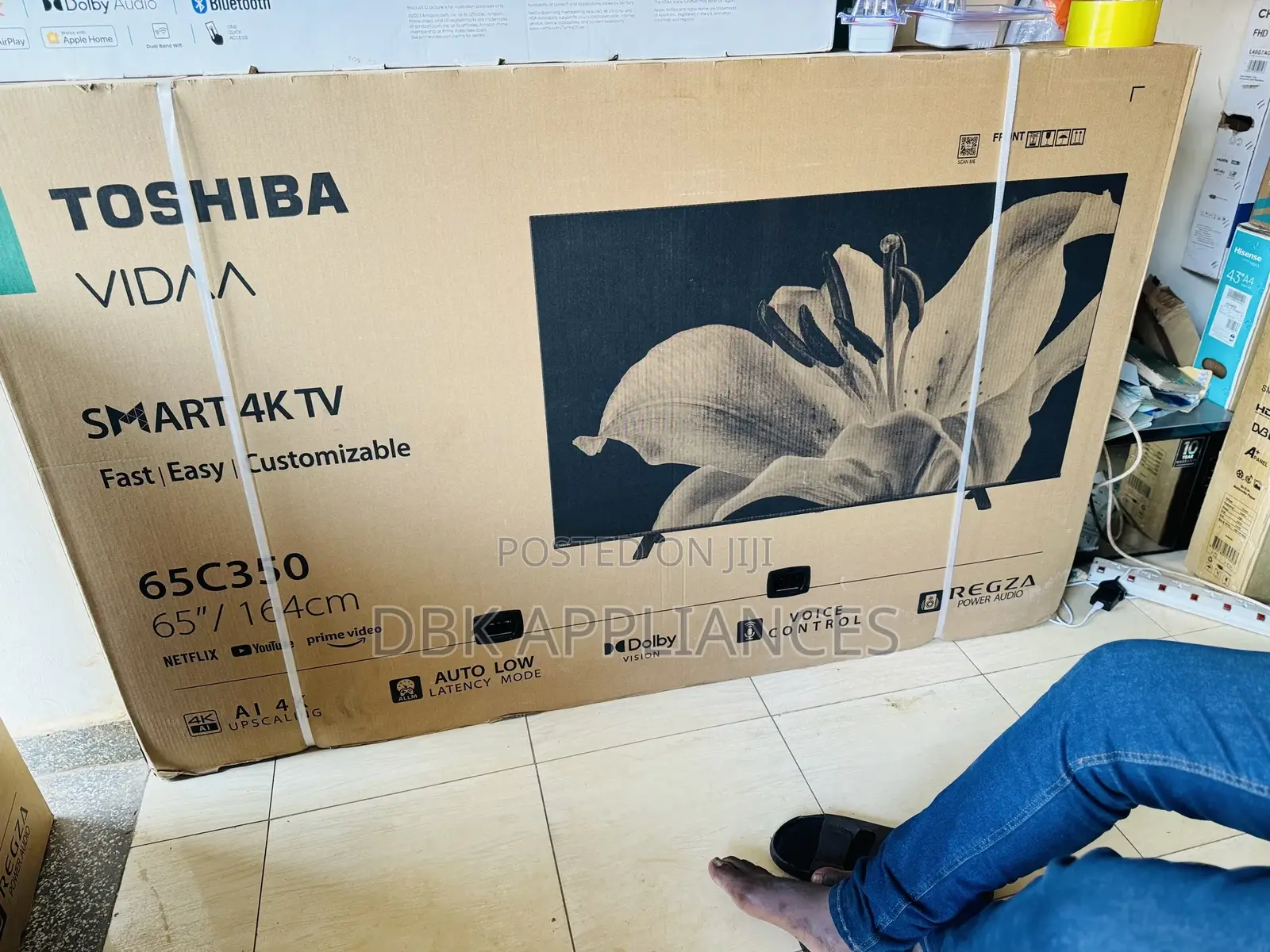 New Toshiba 65inch Uhd Smart Vidaa TV 3yr Warranty