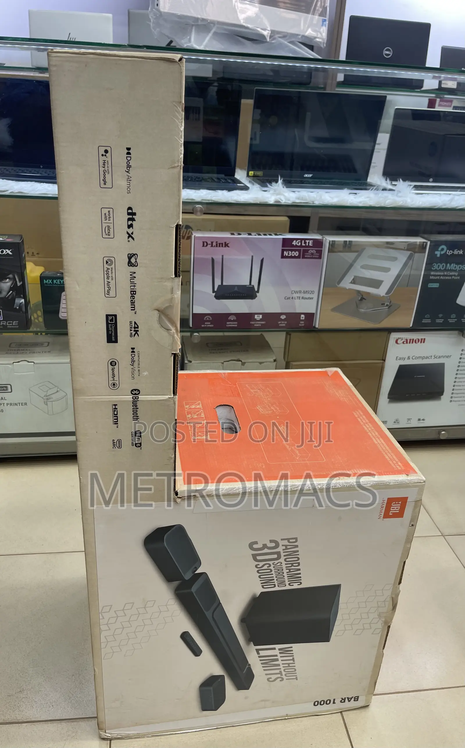 JBL Bar 1000 880W 7.1.4-Channel Dolby Atmos Soundbar System