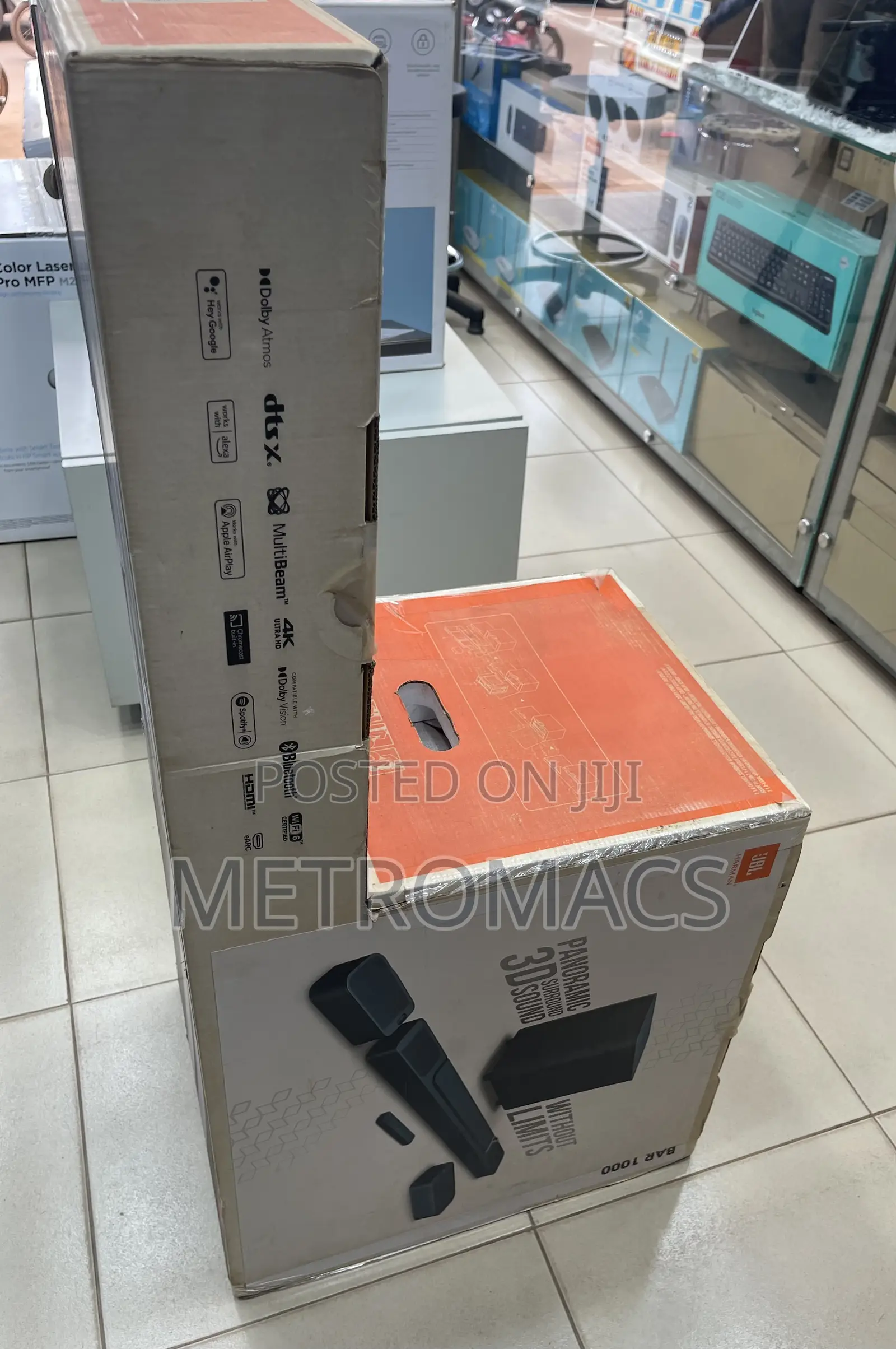 JBL Bar 1000 880W 7.1.4-Channel Dolby Atmos Soundbar System