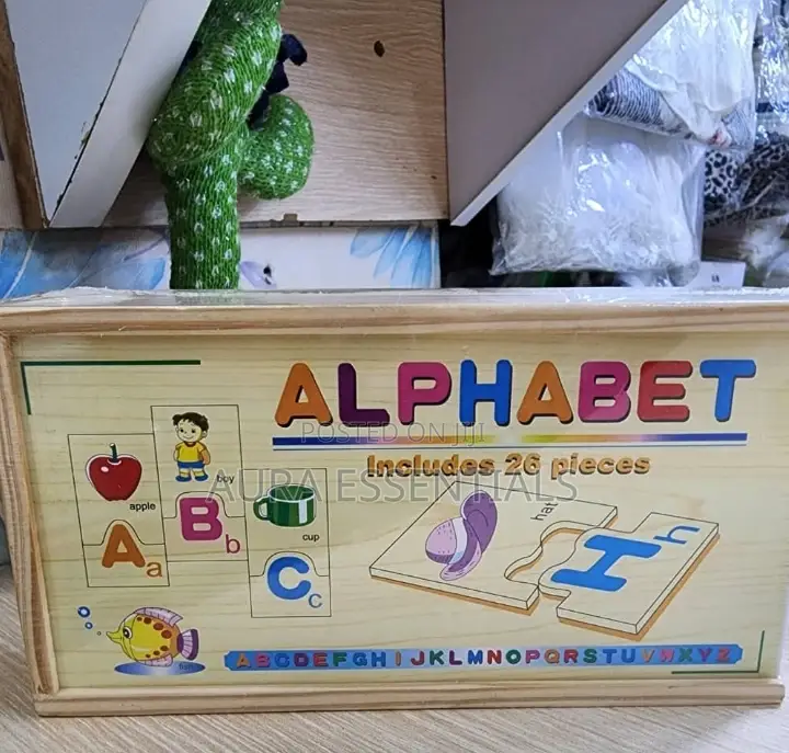 Wooden English Alphabet Kids Puzzle