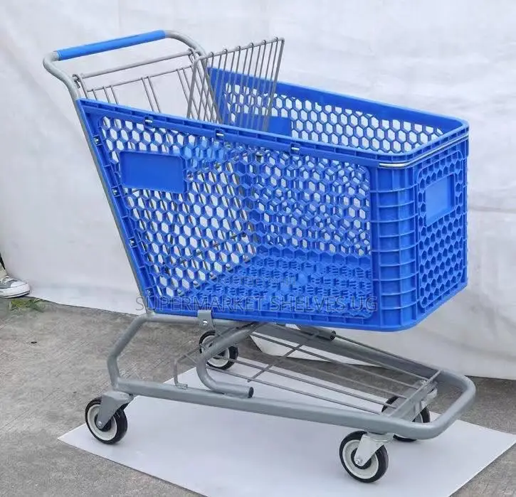 Ssupermarket Trolly Big Size Blue Color on Sale At