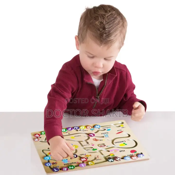 Kids Alphabet Monterossi Maze Puzzle Game