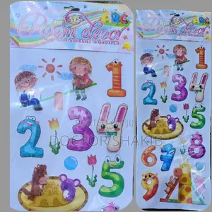 (0-10) Kids Wall Number New Stickers