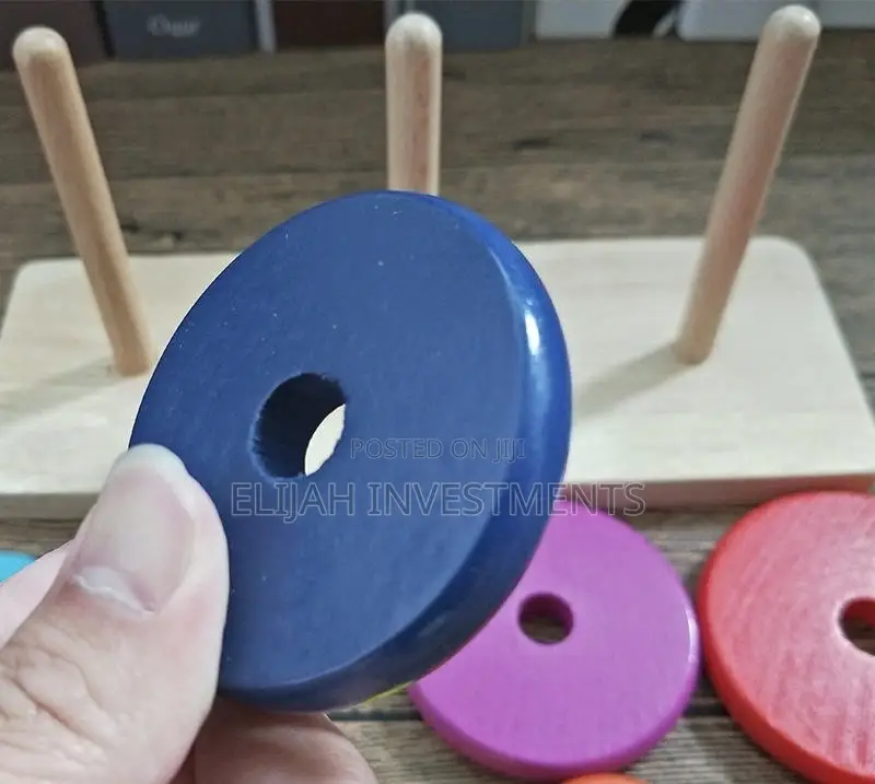 Baby IQ Wooden Stacking Tower